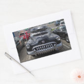 ビュイック1950すごいエイト 長方形シール (封筒)