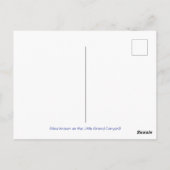 ビュッテクリークキャニオンinビュッテカウンティカリフォルニア ポストカード (裏面)