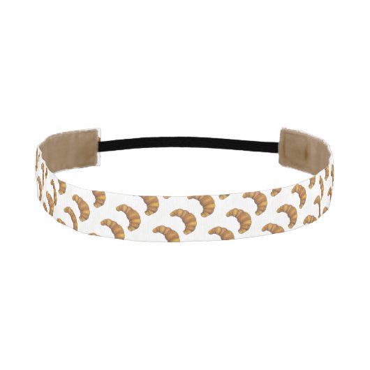 ビュッテリークロワッサンクレッフランスのクストブレックファーストペストリー アスレチックヘッドバンド (正面)