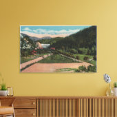 ビュッテMT – ベイスンクリークレセルビオーパークのビュー キャンバスプリント (インサイチュ (リビング))