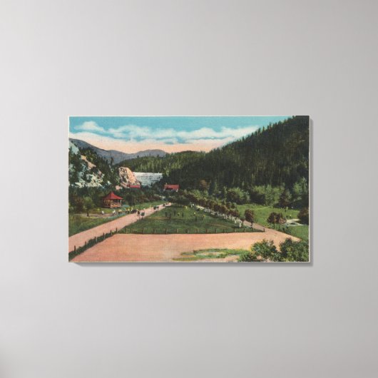 ビュッテMT – ベイスンクリークレセルビオーパークのビュー キャンバスプリント (正面)