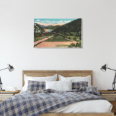 ビュッテMT – ベイスンクリークレセルビオーパークのビュー キャンバスプリント (インサイチュ (寝室))