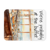 ビュッフェおもしろいーでおそらくクルーズドアマーカー マグネット (横)