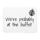 ビュッフェおもしろいーのMaでクルーズドアマーカー マグネット (横)