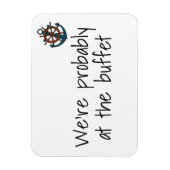 ビュッフェおもしろいーのMaでクルーズドアマーカー マグネット (縦)