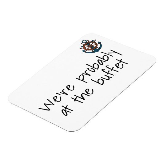 ビュッフェおもしろいーのMaでクルーズドアマーカー マグネット (左側)