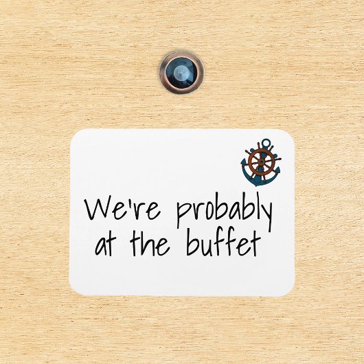 ビュッフェおもしろいーのMaでクルーズドアマーカー マグネット