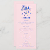 ビュッフェお洒落テーブルドードルスケッチモダンカスタム メニュー (正面/裏面)