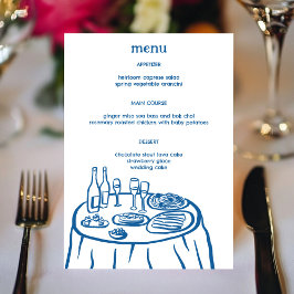 ビュッフェお洒落テーブルドードルスケッチモダンカスタム メニュー