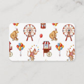 ビュッフェカーニバルラベル用サーカス座席表 プレイスカード (裏面)