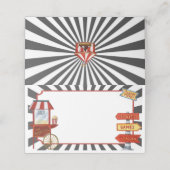 ビュッフェカーニバルラベル用サーカス座席表 プレイスカード (外部開封)