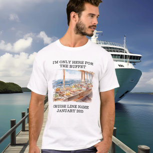ビュッフェクルーズ船の場合のみ Tシャツ