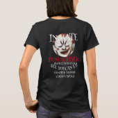 ビュッフェハッピーアワー付きトランプオークション資金調達者 Tシャツ (裏面)