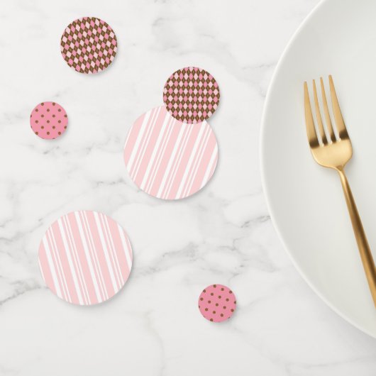 ビュッフェ用ピンクデザイナー紙吹雪&ケータリング コンフェッティ (グループ)