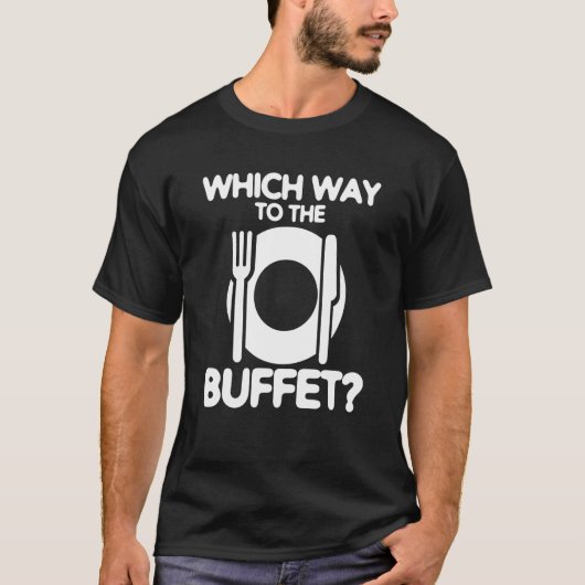 ビュッフェ・スウェアへの道 Tシャツ (正面)