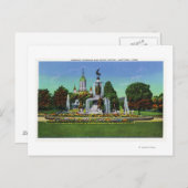 ビューと州キャピトルビル距離 ポストカード (正面/裏面)