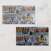 ビューのミュージカル楽器 名刺 (正面/裏面)