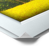 ビューの錯覚を持つ大きなオークの木の窓 ポスター (角)