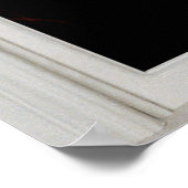 ビューの錯覚を持つ白い窓 ポスター (角)