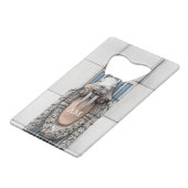 ビューアーツウォルラス彫刻カスタム彫刻モノグラム クレジットカード栓抜き (正面アングル)