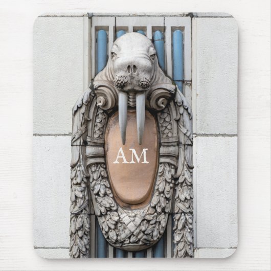 ビューアーツウォルラス彫刻カスタム彫刻モノグラム マウスパッド (正面)