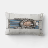 ビューアーツウォルラス彫刻カスタム彫刻モノグラム ランバークッション (裏面)