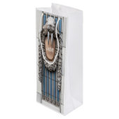 ビューアーツウォルラス彫刻カスタム彫刻モノグラム ワインギフトバッグ (裏面アングル)