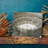 'ビューオ'からのローマのコロッセオの航空写真 フォトプラーク (側面)