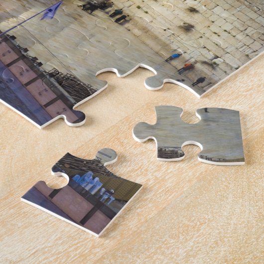 ビューオブウエスタンウォールプラザ、レイト夕べ ジグソーパズル (側面)