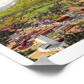 ビューオブエステスパークコロラドヴィンテージ ポスター (角)