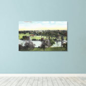 ビューオブグリーンヒルパーク キャンバスプリント (インサイチュ (ウッドフロア))