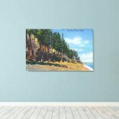 ビューオブザオーヴェンズアットバーハーバー キャンバスプリント (インサイチュ (ウッドフロア))