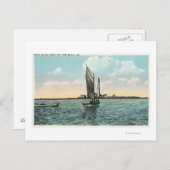 ビューオブザブーンアイランドライトハウスオフヨーク ポストカード (正面/裏面)