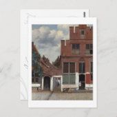 ビューオブハウスインデルフトザリトル通り ポストカード (正面/裏面)