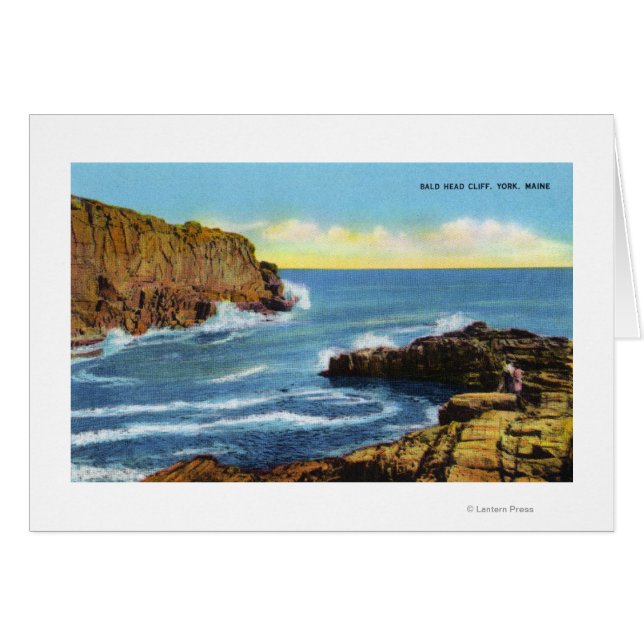 ビューオブバルヘッドクリフアットヨークビーチ (正面横)