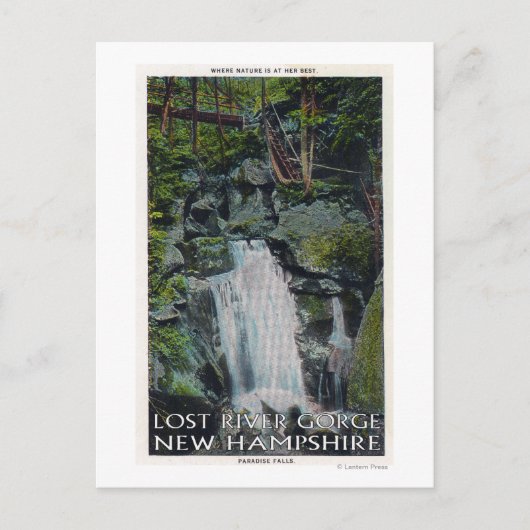 ビューオブパラダイス滝 ポストカード (正面)