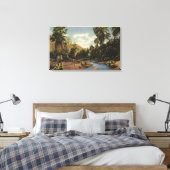 ビューオブパーム春キャニオン キャンバスプリント (インサイチュ (寝室))