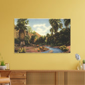 ビューオブパーム春キャニオン キャンバスプリント (インサイチュ (リビング))