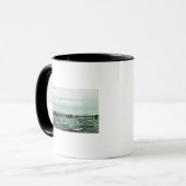 ビューオブフィッシャーシーヌ魚釣り、ウマカーツ マグカップ (正面左)