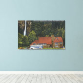 ビューオブムルトノマ滝ロッジ キャンバスプリント (インサイチュ (ウッドフロア))