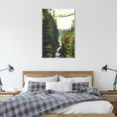 ビューオブリンキャニオンサスペンションブリッジ キャンバスプリント (インサイチュ (寝室))