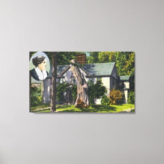 ビューオブルイサメイオルコットハウス キャンバスプリント (正面)