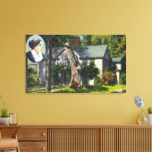 ビューオブルイサメイオルコットハウス キャンバスプリント (インサイチュ (リビング))