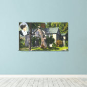 ビューオブルイサメイオルコットハウス キャンバスプリント (インサイチュ (ウッドフロア))