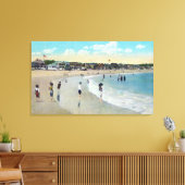 ビューオブロンビーチとケープアン キャンバスプリント (インサイチュ (リビング))