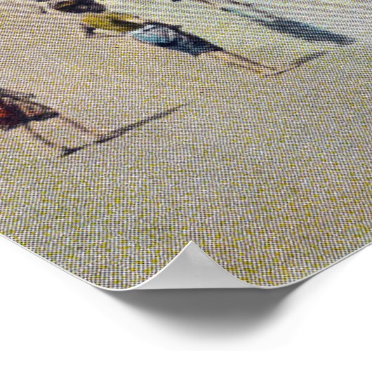 ビューオブロンビーチとケープアン ポスター (角)