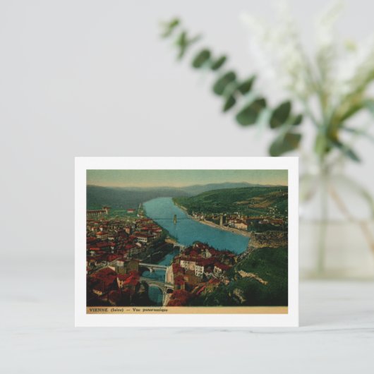 ビューオブヴィエンヌフランスヴィンテージ ポストカード (スタンド正面)