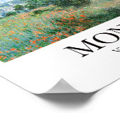 ビューオブヴェテウイルバイクロードモネ ポスター (角)