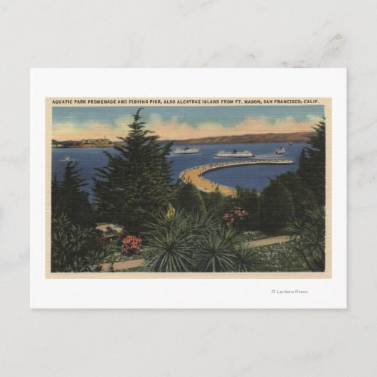 ビューオブ水中競技パークプロムナード&ピア ポストカード (正面)