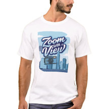 ビューカメラシティスケープTシャツデザインズーム
